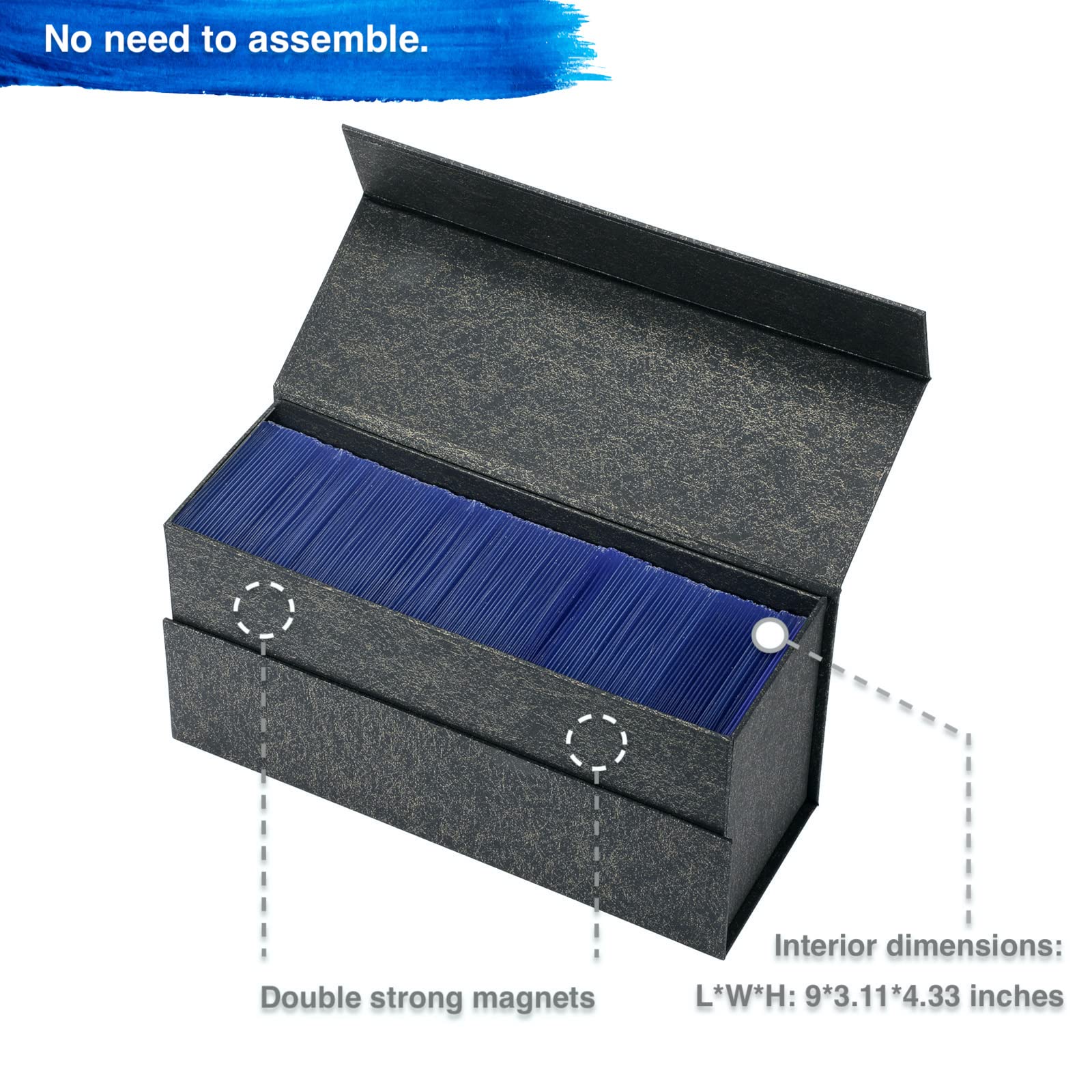 Waterproof Toploader Storage Box for 3