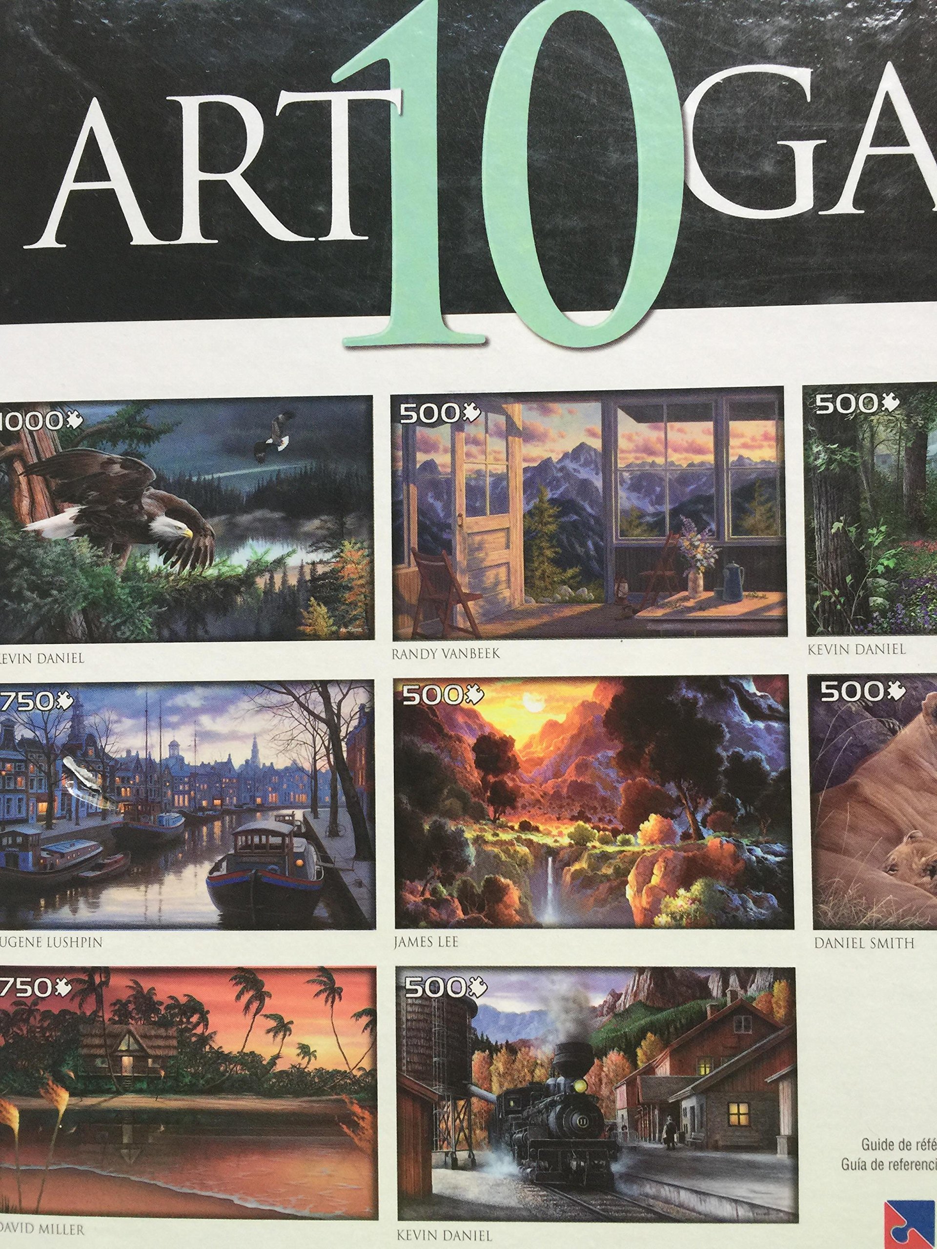 10-Piece Deluxe Art Gallery Puzzle Set in Box – Perfect for Family Game Nights, Gifts & Home Decor