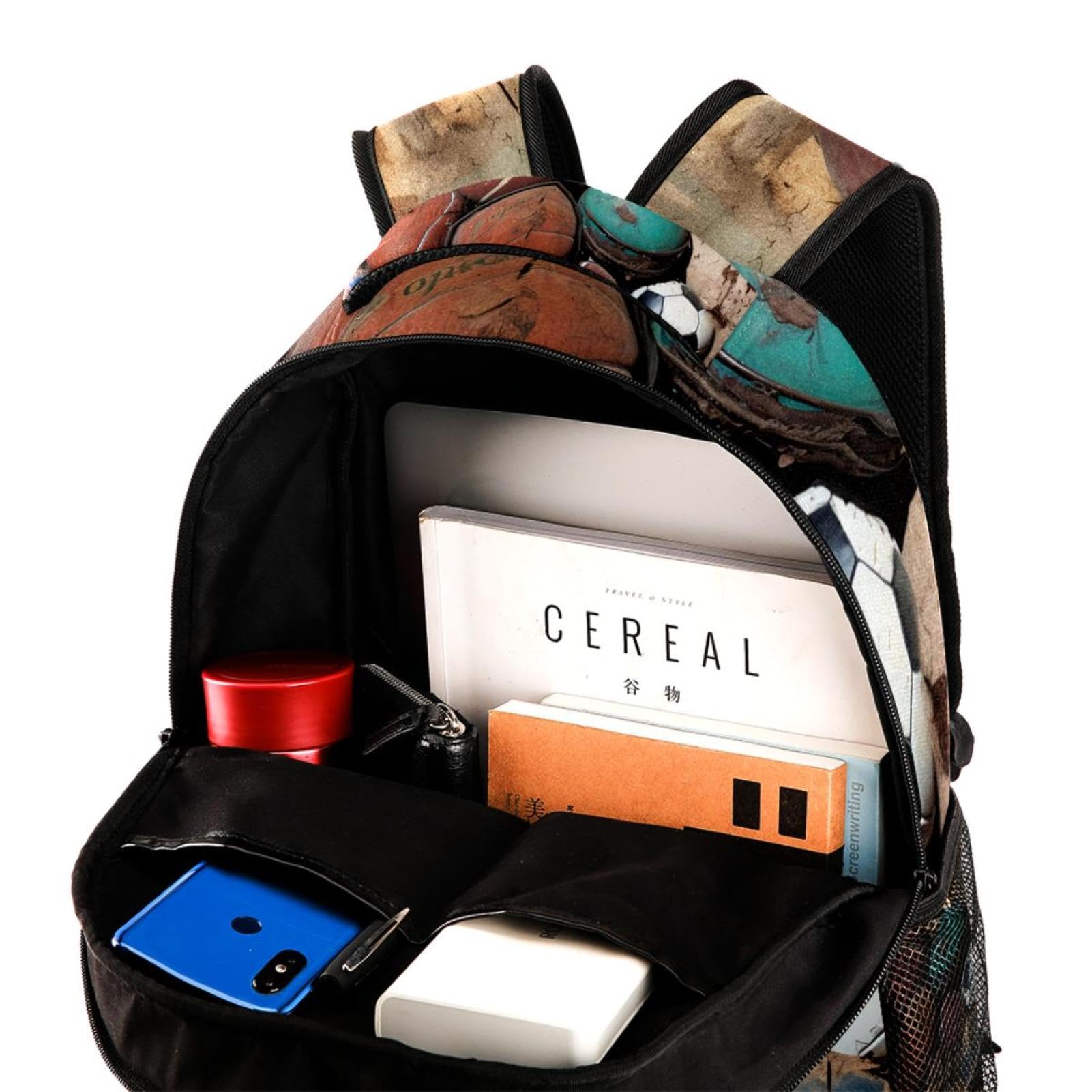 Stylish Travel Backpack for Women & Men - Durable Sports Backpack for Basketball, Football, Baseball - Perfect for Gym, School, Hiking & Outdoor Adventures