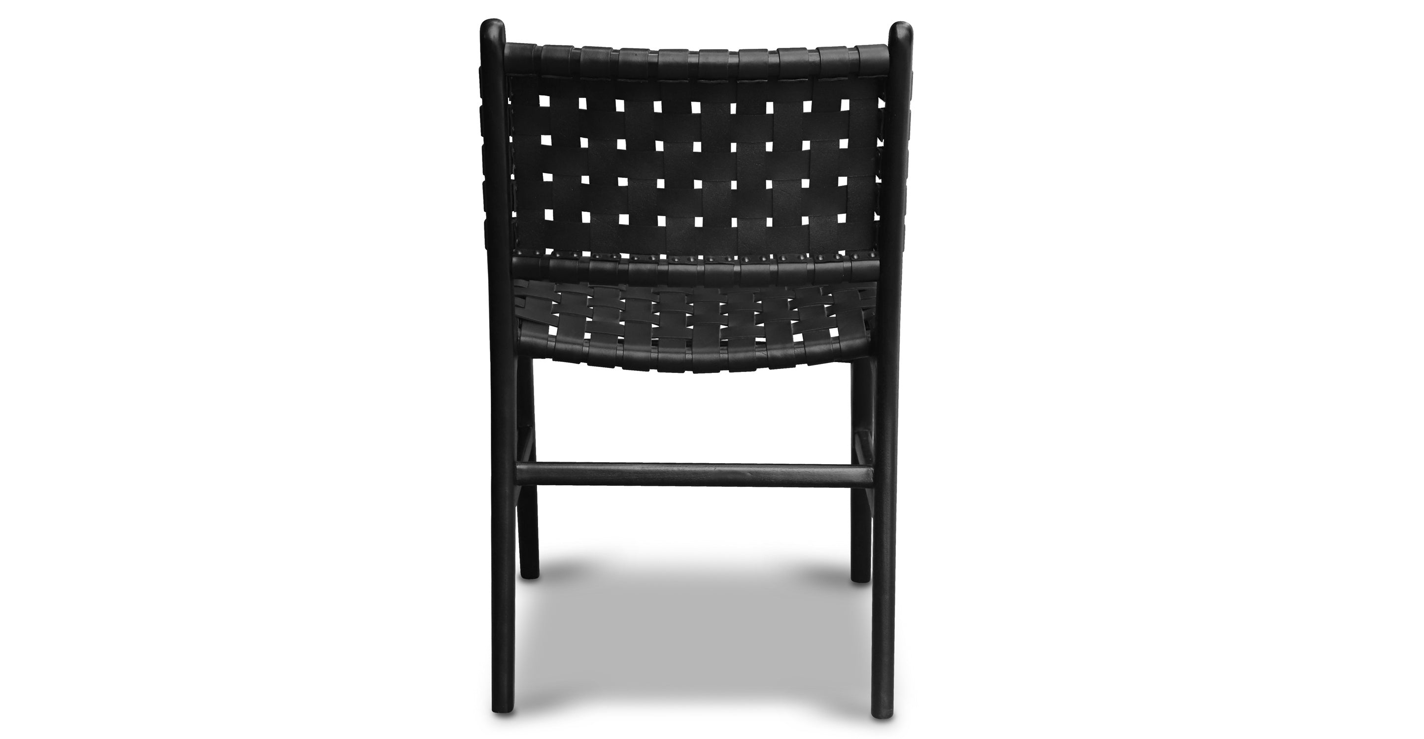 Premium Teak & Leather Dining Chair - Handcrafted Solid Wood & Genuine Leather - Perfect for Dining Room, Kitchen, or Restaurant Use