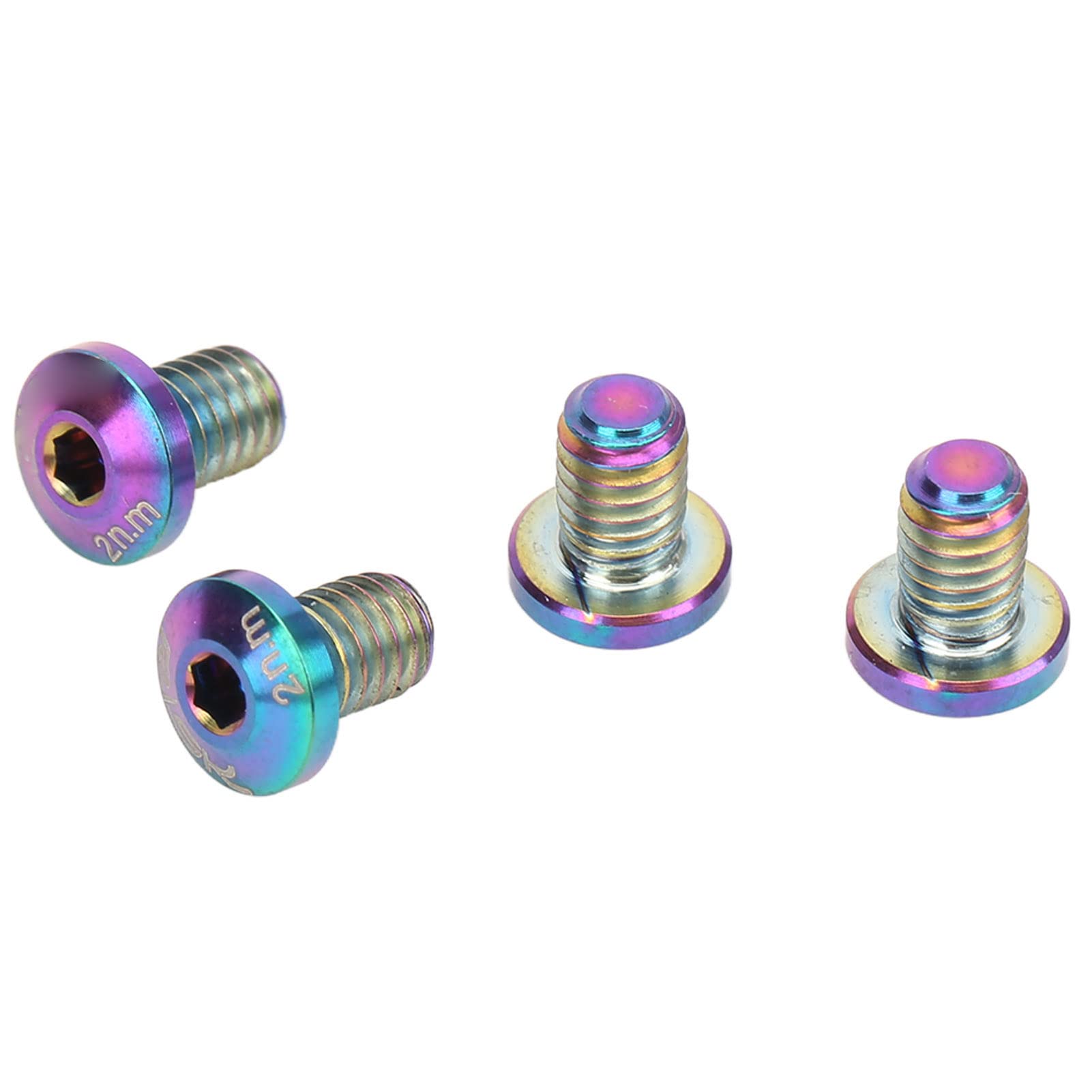 Premium Titanium Alloy Road Bike Brake Screws - Durable Threaded Repair Bolts for Bicycle Maintenance | Portable Bike Brake Fixing Kit for Cycling Enthusiasts & DIY Repairs