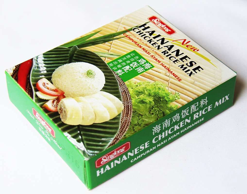 Authentic Hainanese Chicken Rice Mix - Singaporean Style - 90g (1 Pack) - Easy & Quick Meal Prep for Home Cooking & Asian Cuisine Lovers