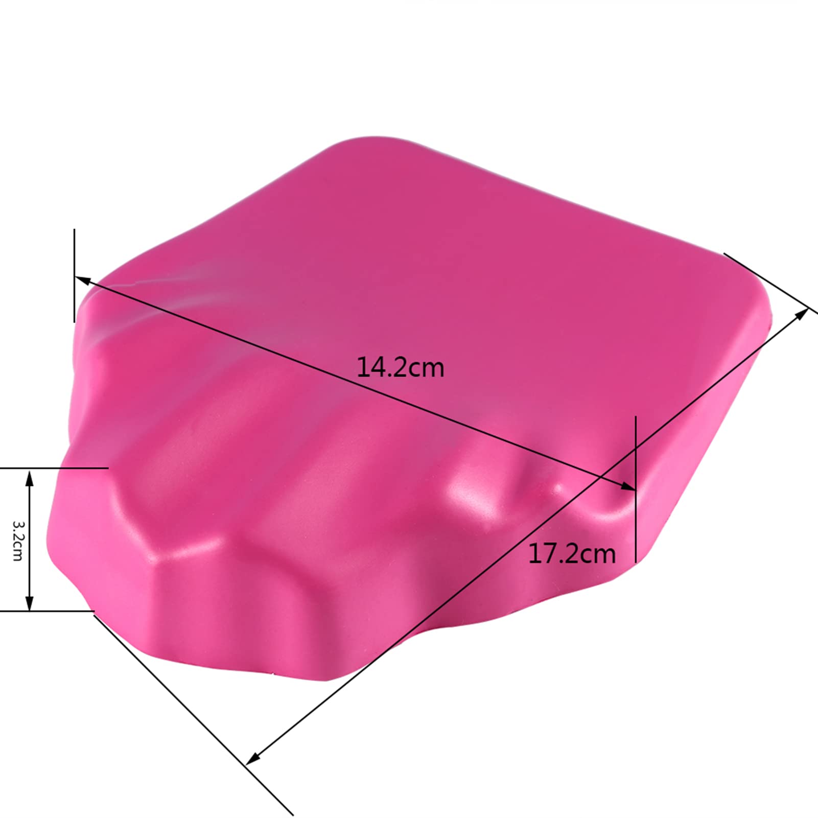 **Anti-Slip Manicure Hand Rest Pillow - Pink Nail Art Cushion for Gel & Acrylic Nails | Portable DIY Manicure Holder for Home & Salon Use**    *(Use Case: Perfect for nail technicians, DIY manicures at home, salon professionals, and gel/acrylic nail application.)*