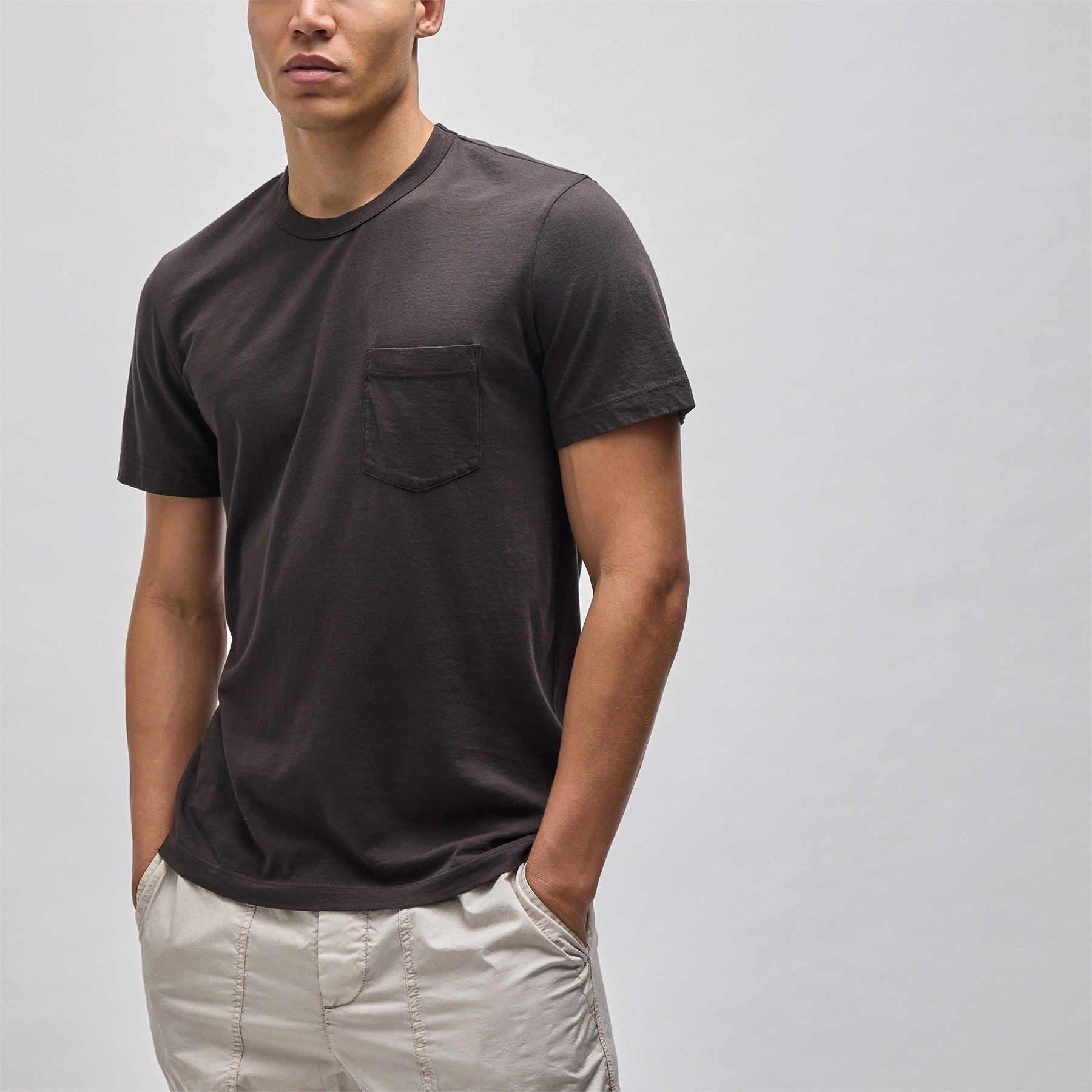 Lightweight Jersey Pocket T-Shirt for Men - Soft Breathable Cotton Tee with Chest Pocket | Perfect for Casual Wear, Gym & Outdoor Activities | Kona Collection