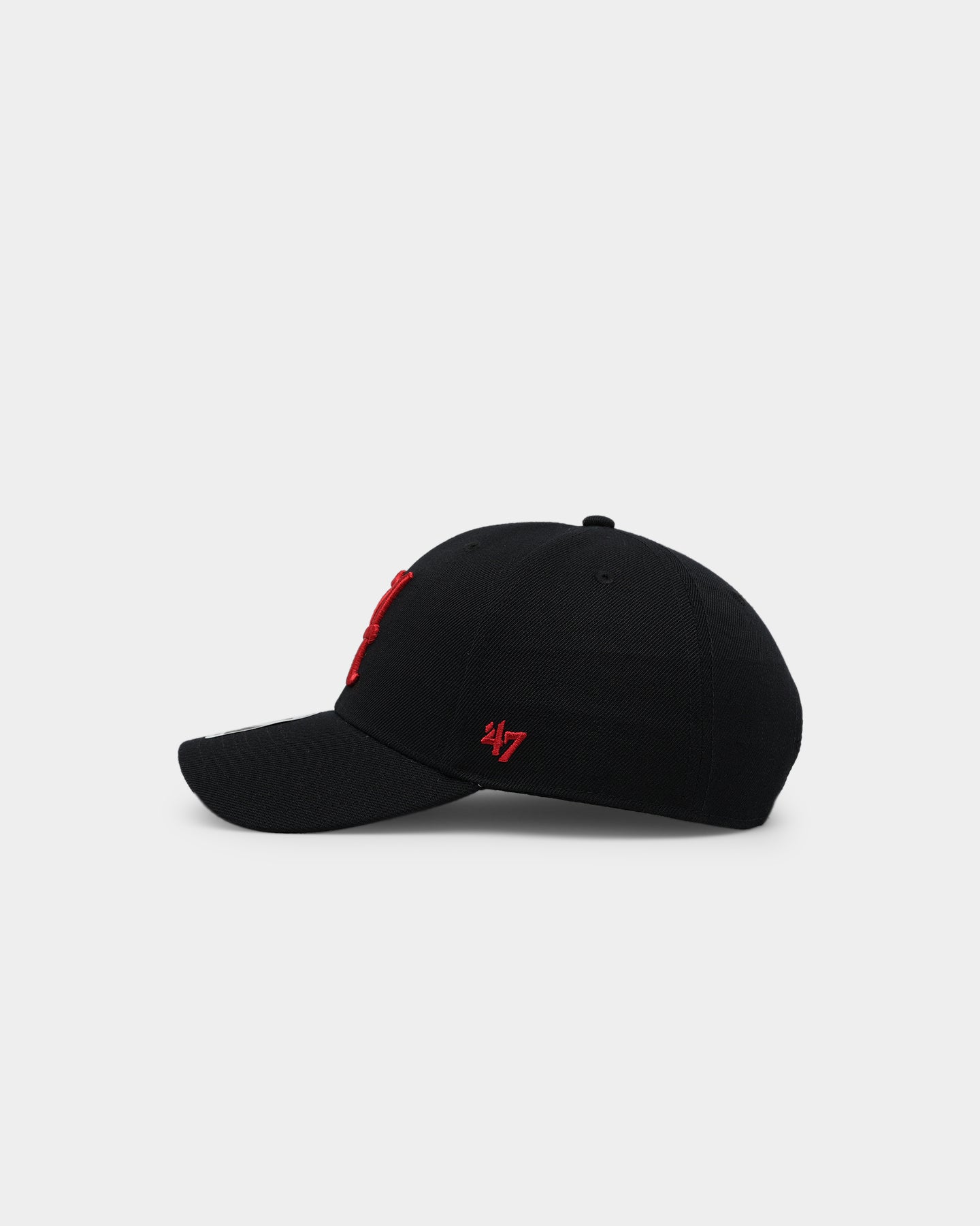 47 Brand Alabama Crimson Tide '47 MVP Strapback Black Adjustable Hat - Perfect for Football Games, Tailgating & Fan Gear Collection