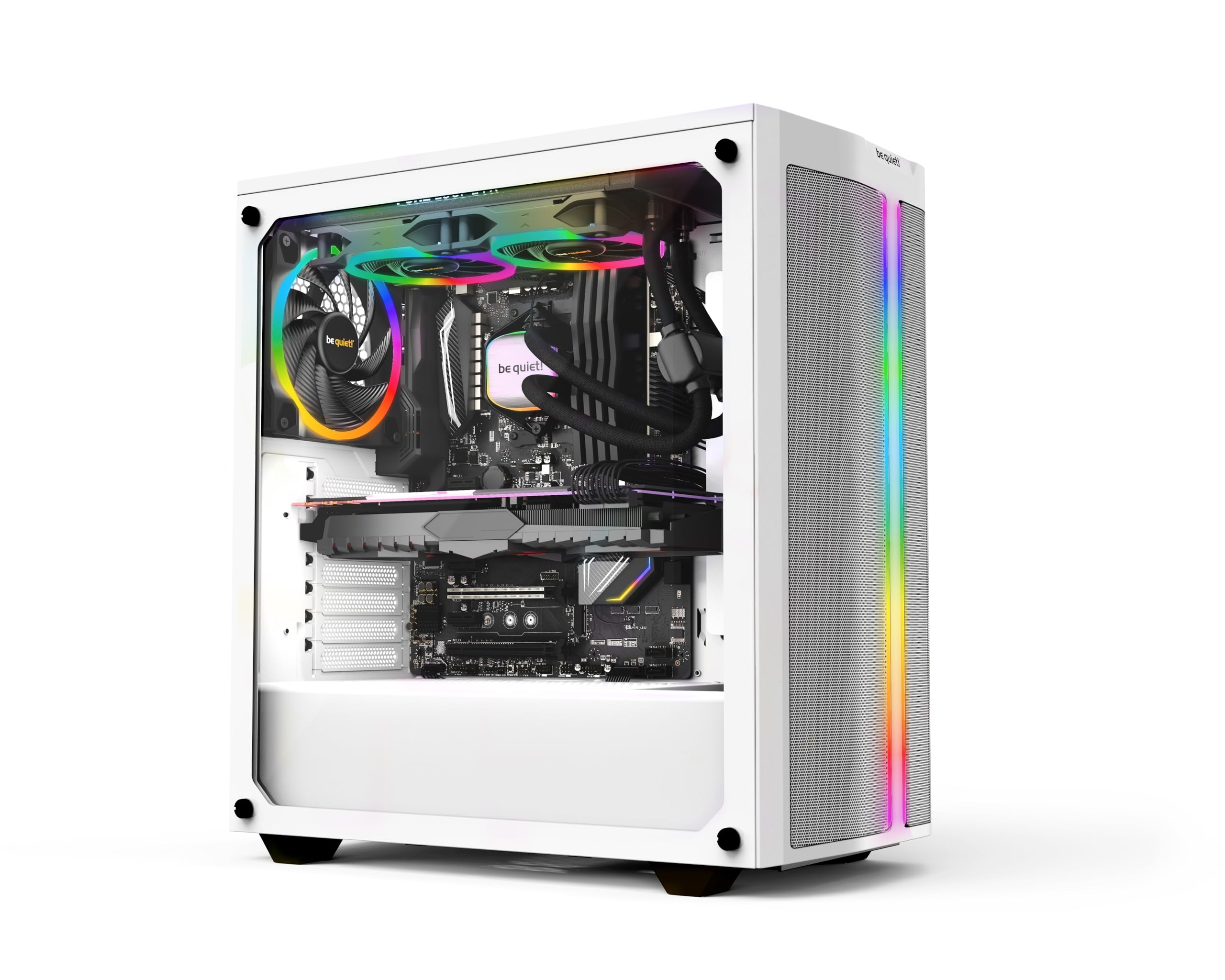 Be Quiet! Pure Loop 2 FX 240mm RGB CPU Liquid Cooler - Intel i3/i5 & AMD Ryzen 3/5 Compatible, High-Speed PWM Fans, ARGB LED Lighting - BW013 Black | Perfect for Gaming PCs & High-Performance Workstations