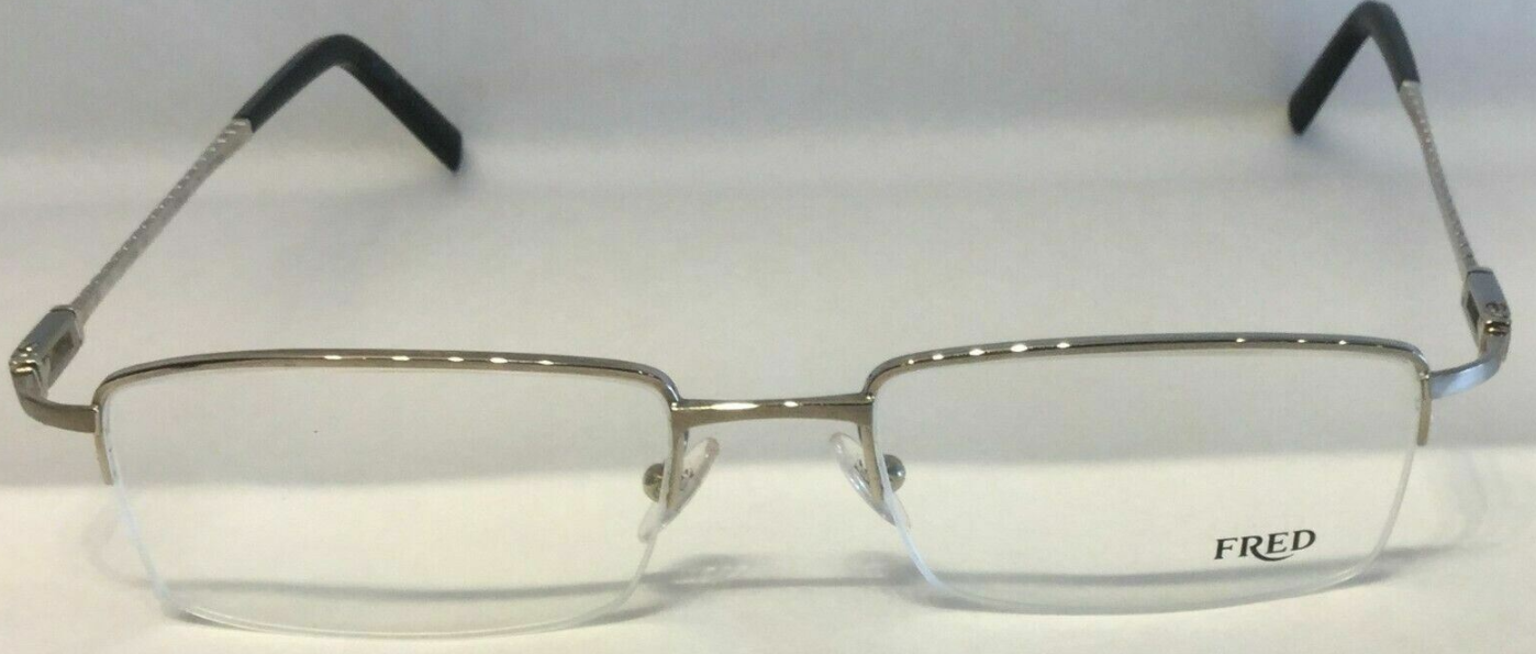Fred Samoa N2 8354 003 Palladium Silver Rectangle Women's Eyeglasses - Stylish & Lightweight Eyewear for Work, Reading & Everyday Fashion