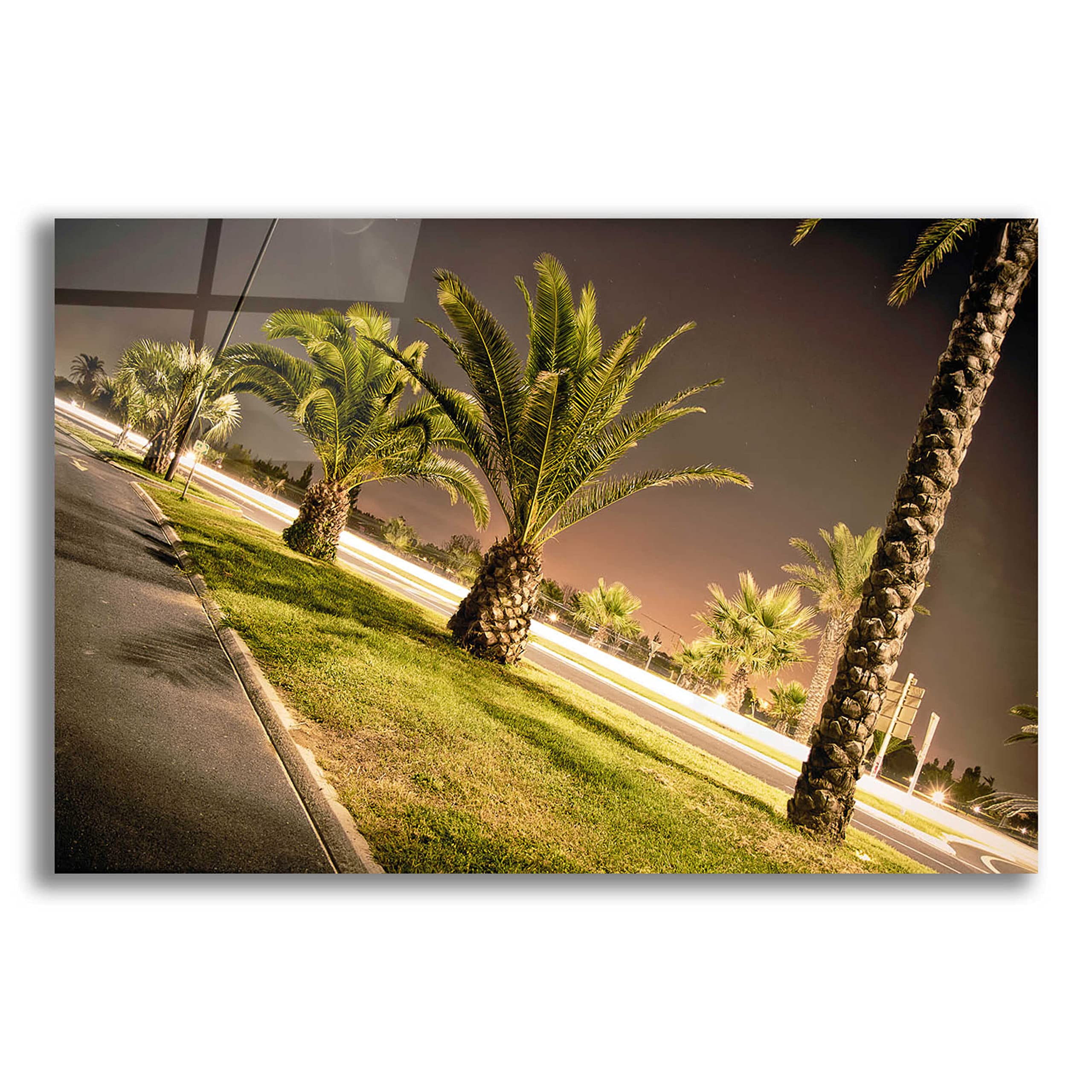 Epic 'Summer Night' Acrylic Glass Wall Art by Sebastien Lory - 24x16 Inches Modern Home Decor for Living Room, Bedroom & Office