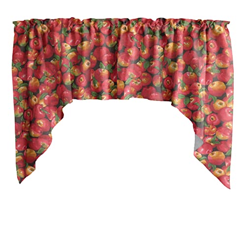 Apples Allover Black