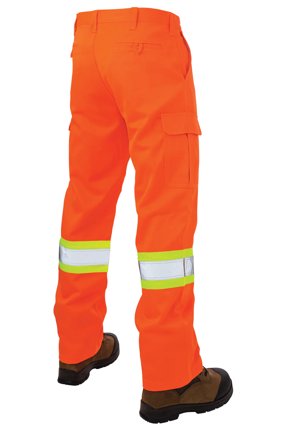 Tough Duck SP01 High Visibility Cargo Work Pants - Durable & Reflective for Construction, Road Work & Safety Professionals