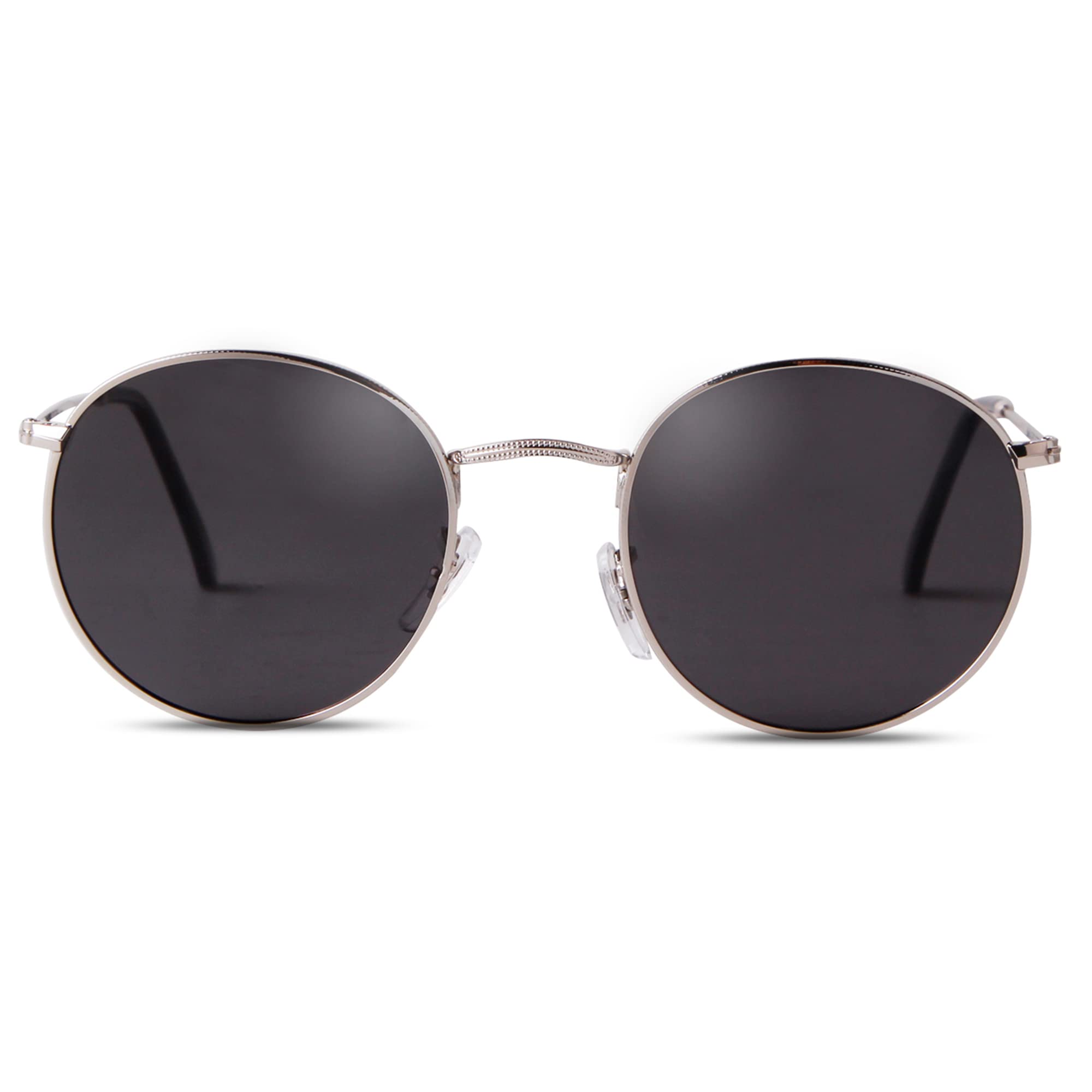 Women's Round Polarized Sunglasses for UV Protection - Stylish Circle Sunglasses for Men & Women - Perfect for Outdoor Activities, Driving, and Beach Vacations