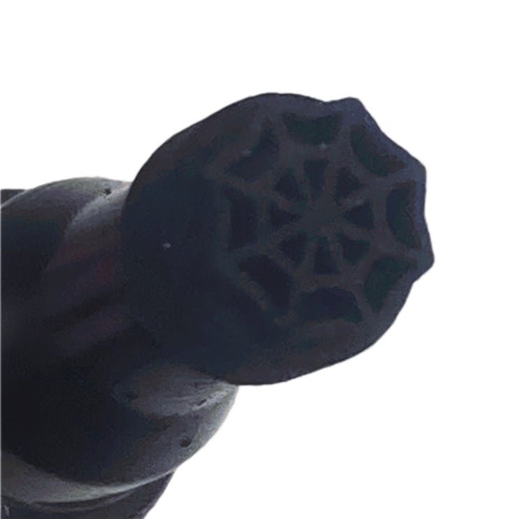 BLACK Cobweb Stamp & Seal Liner - One Size - Perfect for Halloween Decorations, Party Supplies & Spooky Home Decor