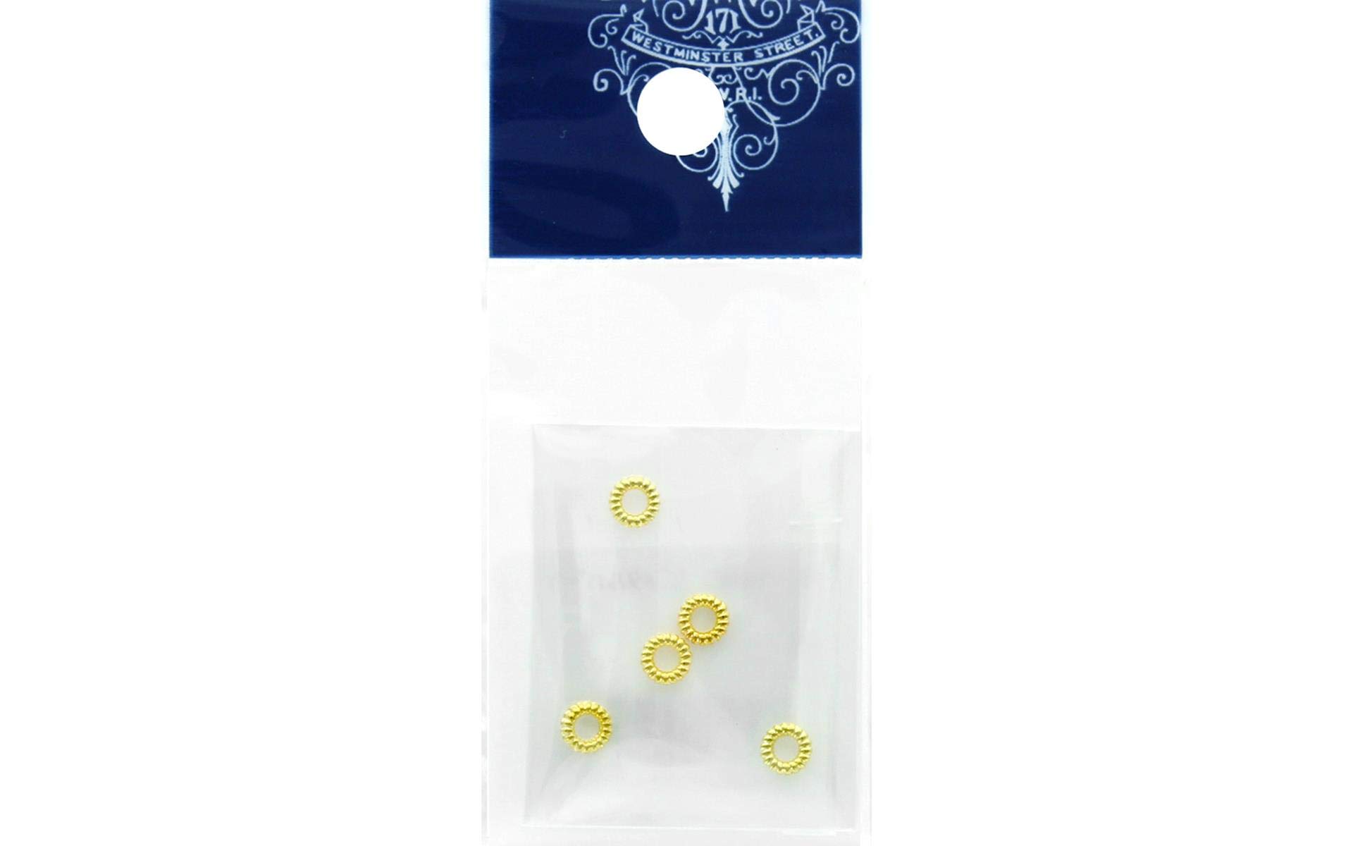 Resinate Charm Ring Set - 5 Piece Gold Plated Jewelry for Women, Gift for Her, Perfect for Parties, Weddings & Everyday Wear