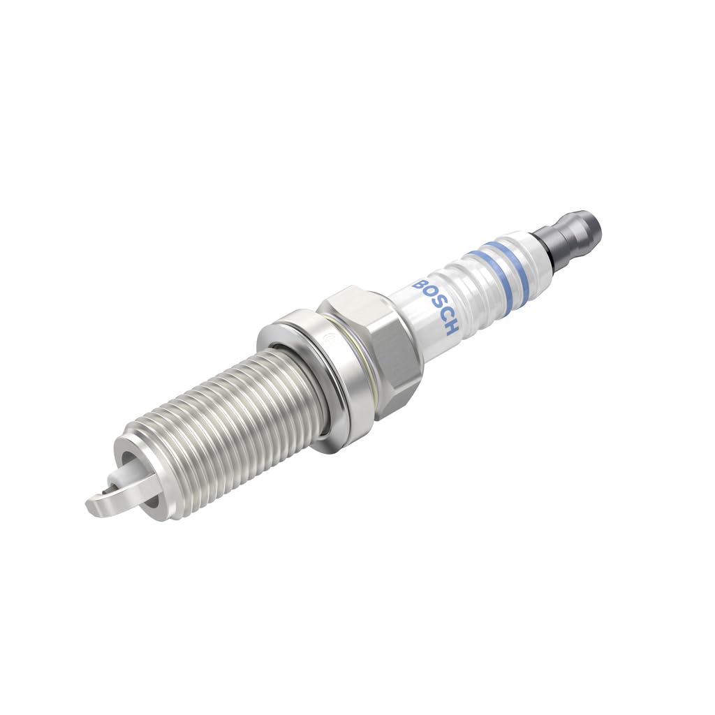 Bosch FR8SC (+42) Nickel Spark Plugs - Set of 4 for Cars, Trucks & SUVs - High Performance Ignition for Smooth Engine Start & Fuel Efficiency