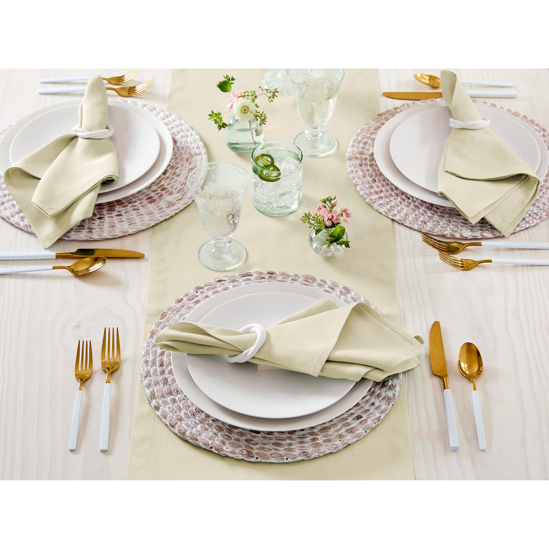 Premium Linen Napkins for Dining - Eco-Friendly & Elegant Table Linens for Weddings, Parties, and Everyday Use