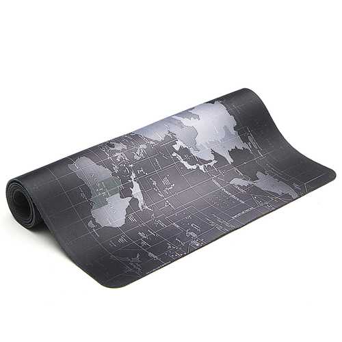 700x300x3mm Large World Map Mouse Pad for Laptop & Desktop - Perfect for Office, Gaming, and Travel Use
