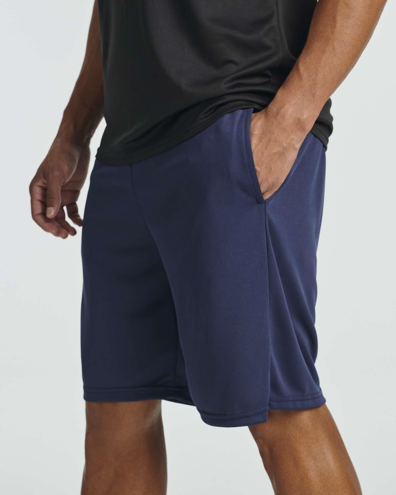 Real Essentials Men's Running Shorts - Lightweight Quick-Dry Athletic Shorts for Jogging, Gym & Outdoor Workouts - Comfortable Breathable Training Shorts with Pockets