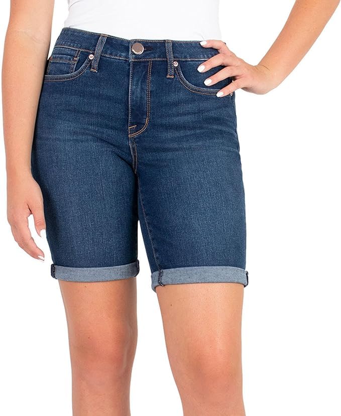 Seven7 Women's Bermuda Shorts - Casual Summer Wear