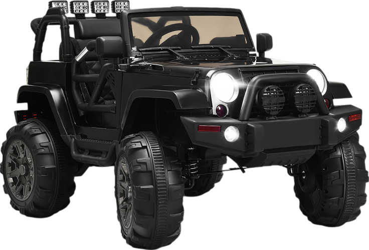 Costway 12V Electric Ride On Truck for Kids with Parental Remote Control, LED Lights & Slow Start - Toddler Outdoor Play Vehicle, Birthday Gift for Boys & Girls
