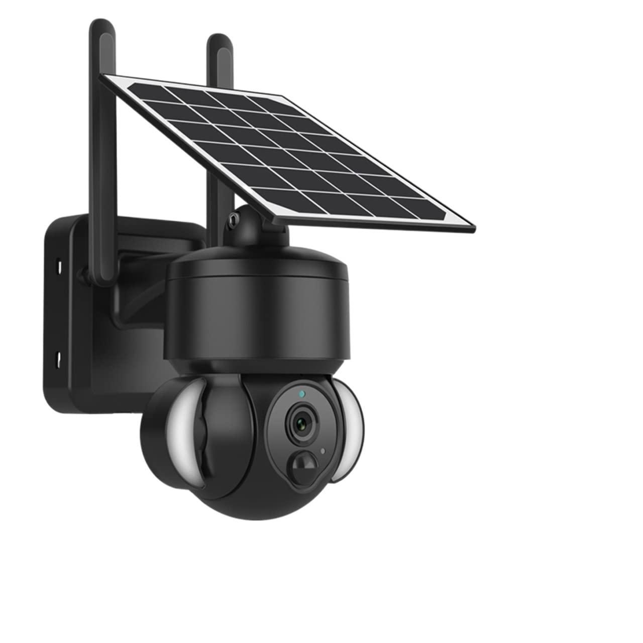 **MEIVIYA 4G Solar Security Camera Outdoor - Wireless 3MP Color Night Vision, 7500mAh Battery & Solar Panel, Garden CCTV (Black, 4G + 32GB) - Ideal for Home, Yard, and Property Surveillance**