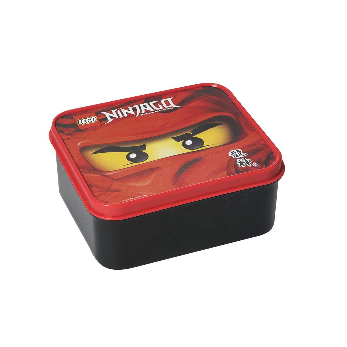 LEGO NINJAGO Lunch Box - Insulated Kids Lunch Bag, Bright Red - Perfect for School, Work, and Picnics