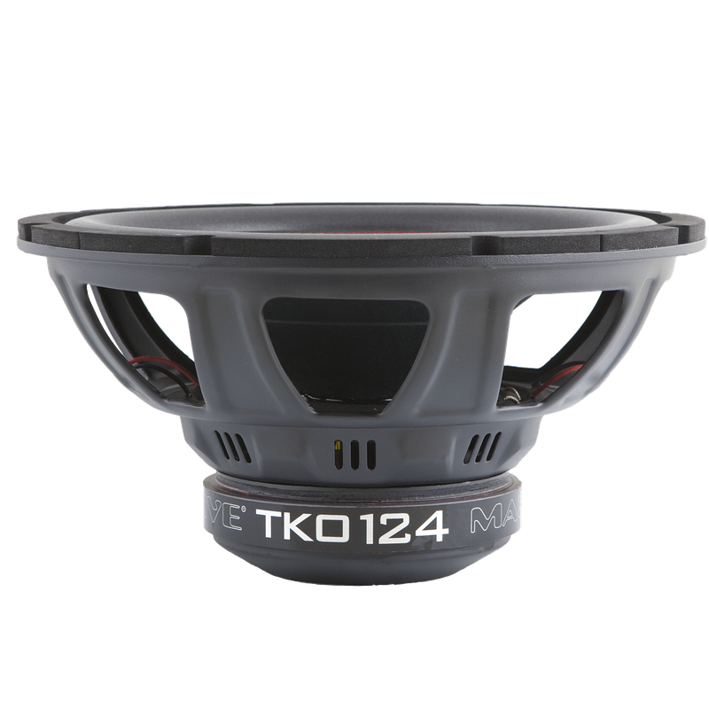 TKO124 12-Inch 300 Watts RMS Dual 4 Ohm Car Audio Subwoofer - Powerful Bass for Trucks, SUVs & Custom Car Audio Systems