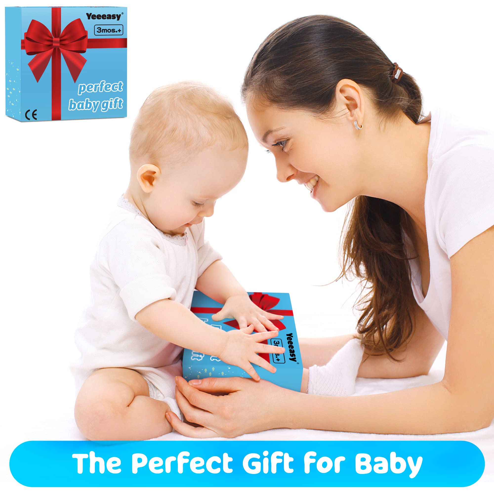 Baby Tummy Time Water Mat with Floating Toys - Sensory Development Activity for Infants 3-6-9 Months | Fun Learning Toy for Boys & Girls | Perfect for Playtime, Daycare & Early Childhood Education