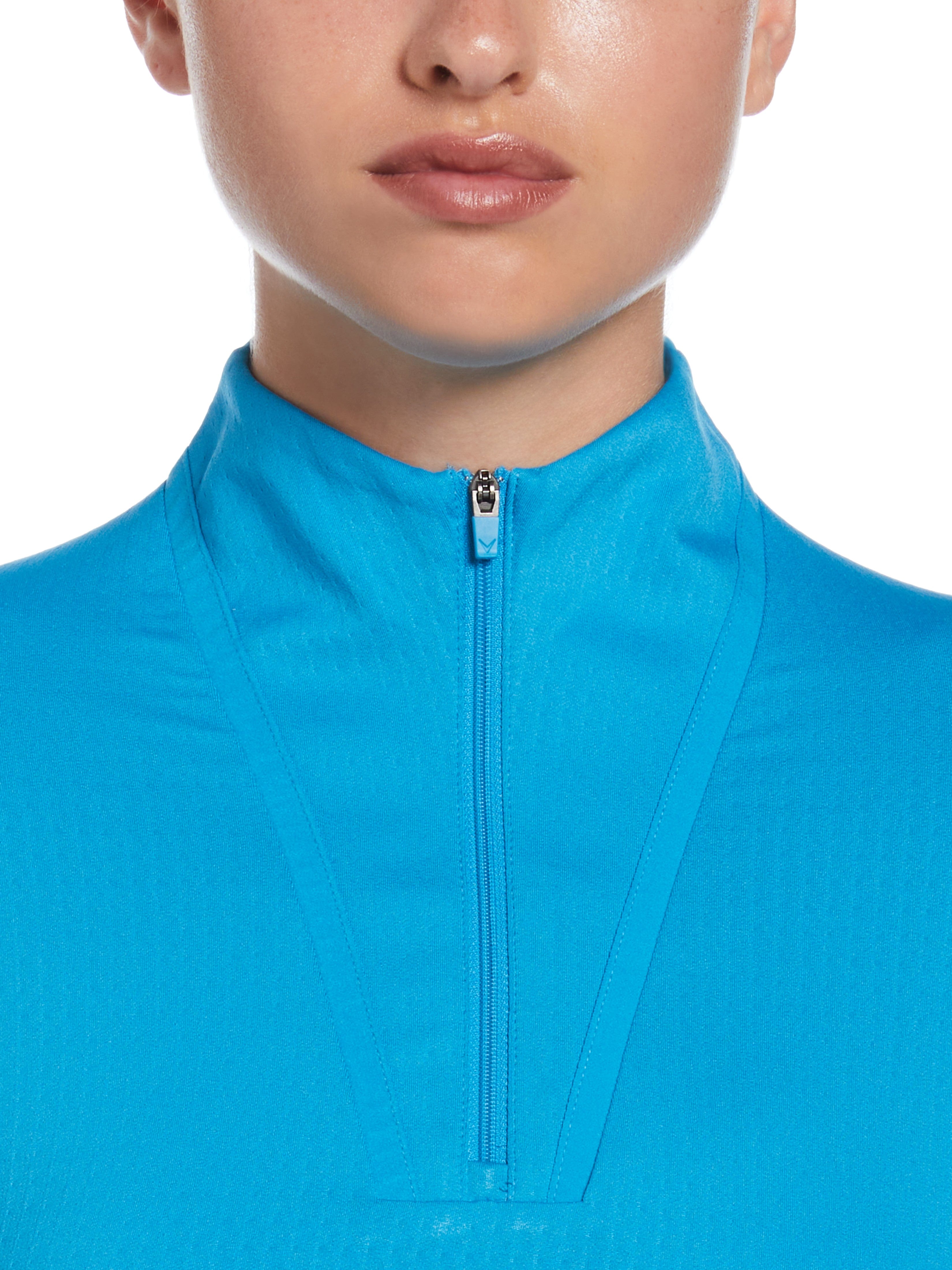 Women's 1/4 Zip Seamless Long Sleeve Workout Top - Comfortable & Breathable for Yoga, Running & Gym