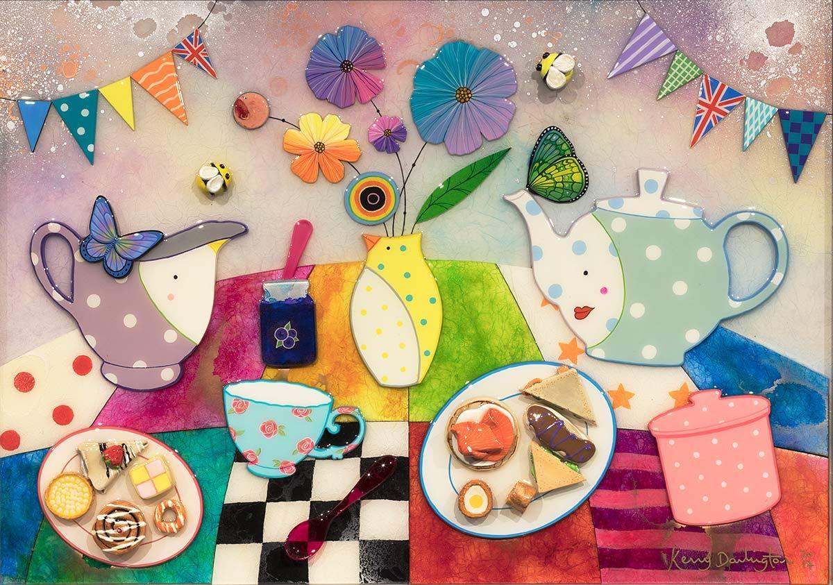 Afternoon Tea in Giggleswick - Authentic British Tea Set for Elegant Tea Parties | Perfect for Home Entertaining & Special Occasions