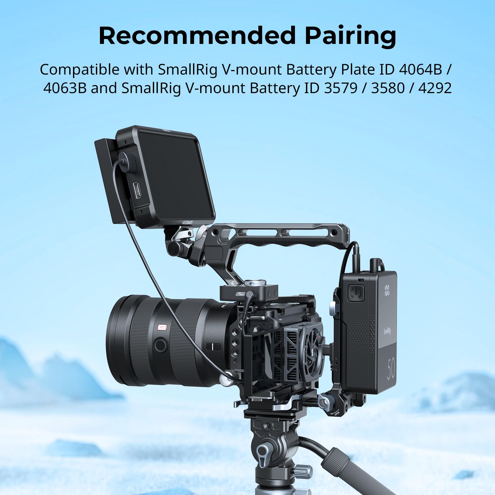 SMALLRIG Camera Cooling Fan with TEC Cooling Module for Sony ZV-E1, ZV-E10, ZV-1, ZV-1F, A7 IV, A7S III, A7C, A7C II, A7CR, A6700, FX3, FX30 - External Cooling System for Sony Mirrorless Cameras - Perfect for Vlogging, Live Streaming & Outdoor Shooting