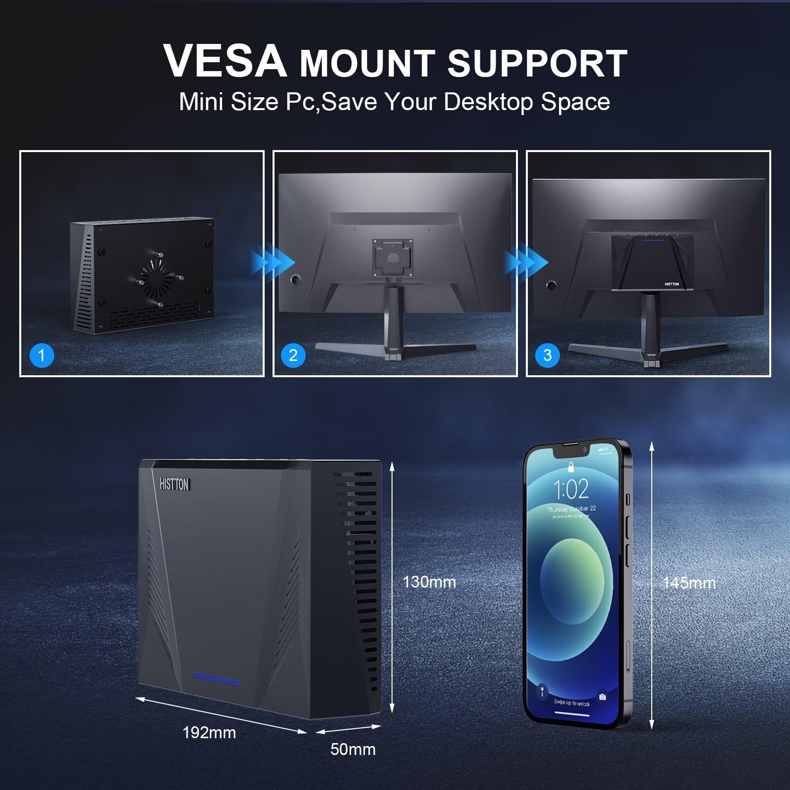 Mini PC Windows 11 Pro | Intel Core i9-11900H 8-Core 16-Thread Processor up to 4.9GHz | 16GB RAM 512GB NVMe SSD | WiFi 5 Bluetooth 4.2 | 4K Triple Display Support | WOL PXE Auto Power On | Compact Gaming Desktop Computer for Home Office, Streaming & Esports