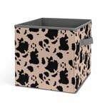 Cow Print Brown Black