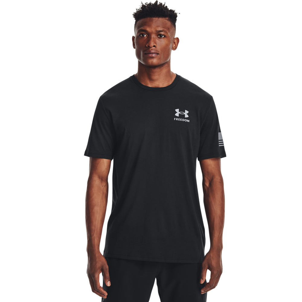 Men's Under Armour Freedom Flag Graphic T-Shirt - Patriotic Workout & Casual Wear for Gym, Running & Everyday Comfort