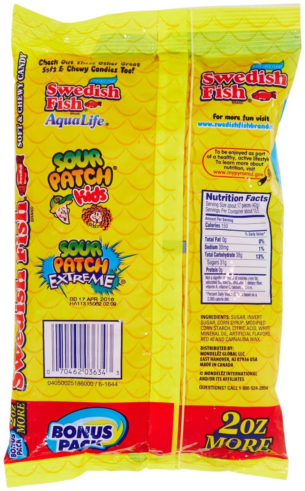 Swedish Fish Soft & Chewy Candy - Bulk Gummy Candy for Parties, Halloween, Movie Nights & Snacking - Red Fish-Shaped Sweets (5lb Bag)