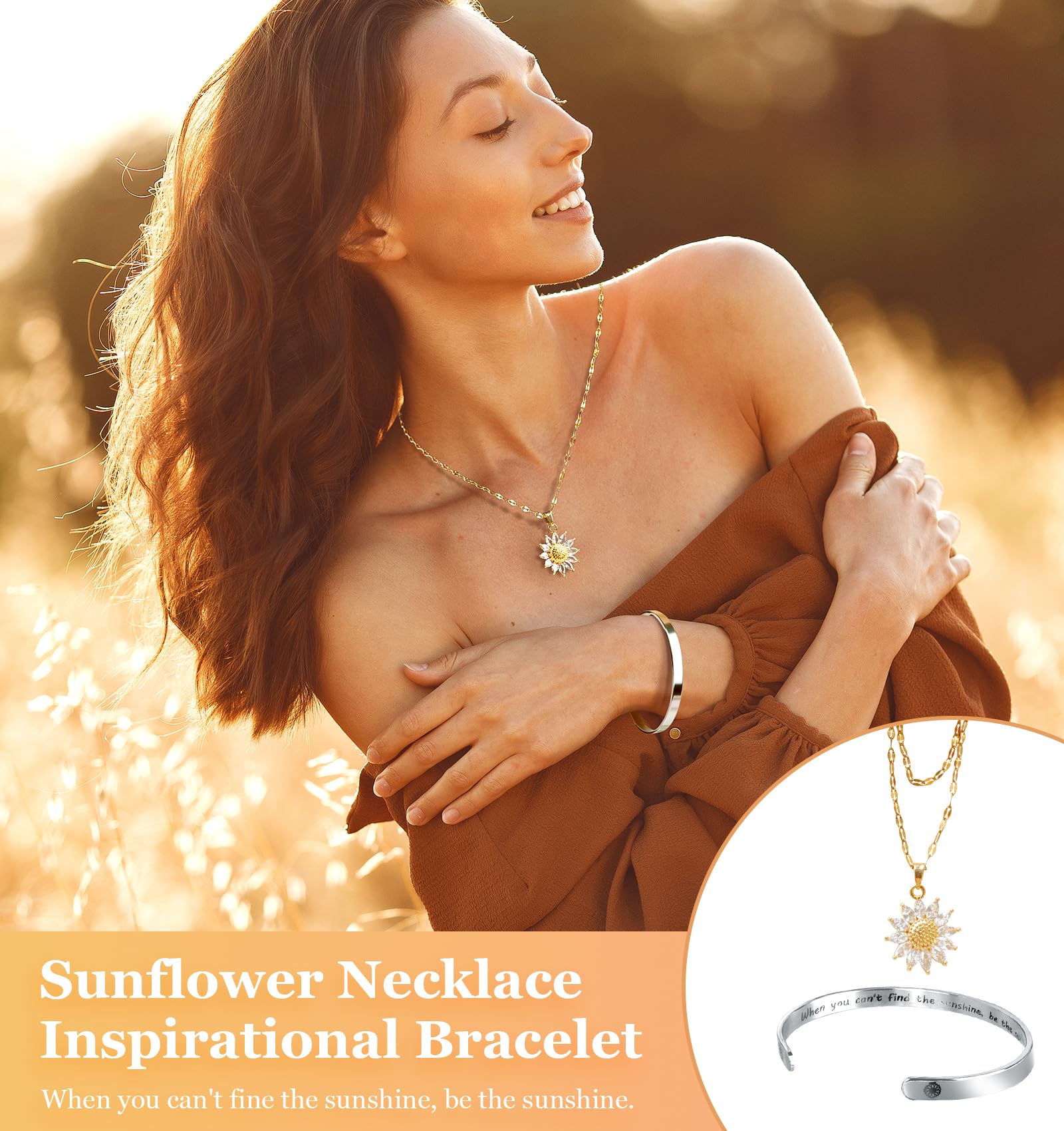 **Sunflower Gifts for Women - Birthday, Thank You, Graduation & Care Package Ideas for Mom, Grandma, Sister & Best Friend - Perfect for Sunshine-Themed Occasions & Thoughtful Surprises**