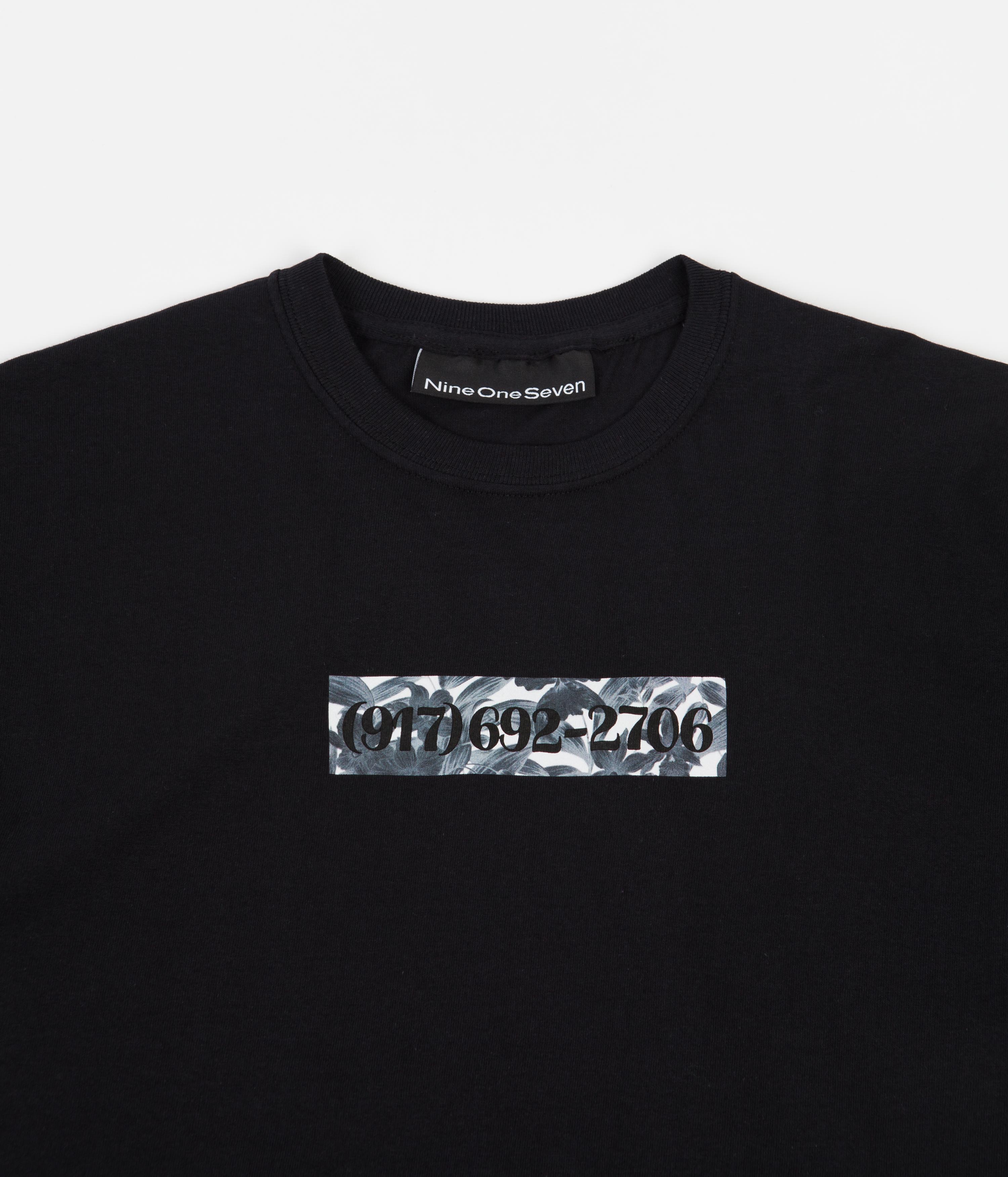Call Me 917 Box Dialtone Vintage T-Shirt - Black Retro Phone Graphic Tee for Men & Women | Perfect for 90s Theme Parties, Retro Outfits and Urban Streetwear