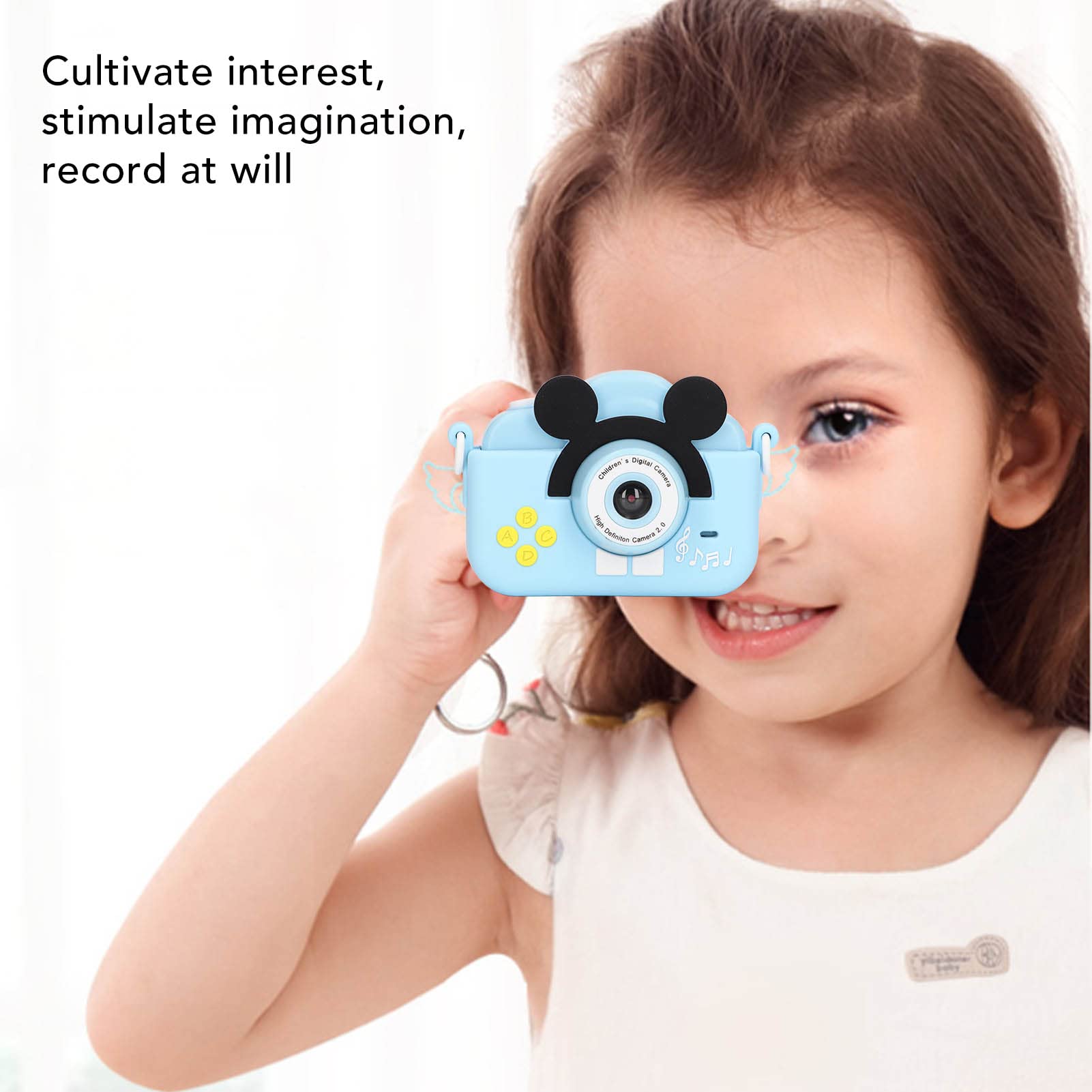 Kids Digital Camera - HD Mini Cartoon Camera for Children, Teens, Boys & Girls | Portable Multifunctional Camera for Travel, Birthday Gifts & School Activities