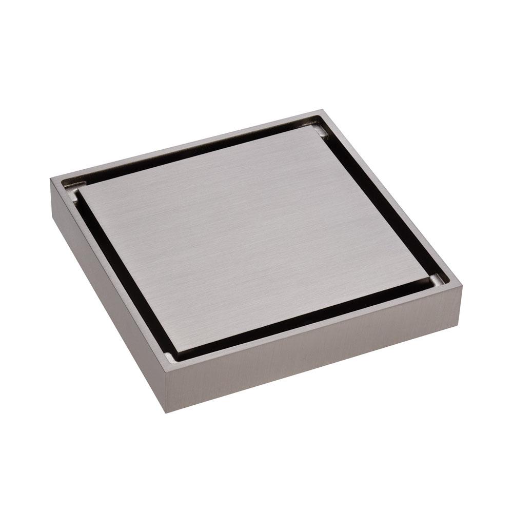 Fienza 2-in-1 Square Tile Floor Waste Drain Cover - 88mm Stainless Steel Bathroom & Shower Drain for Modern Homes