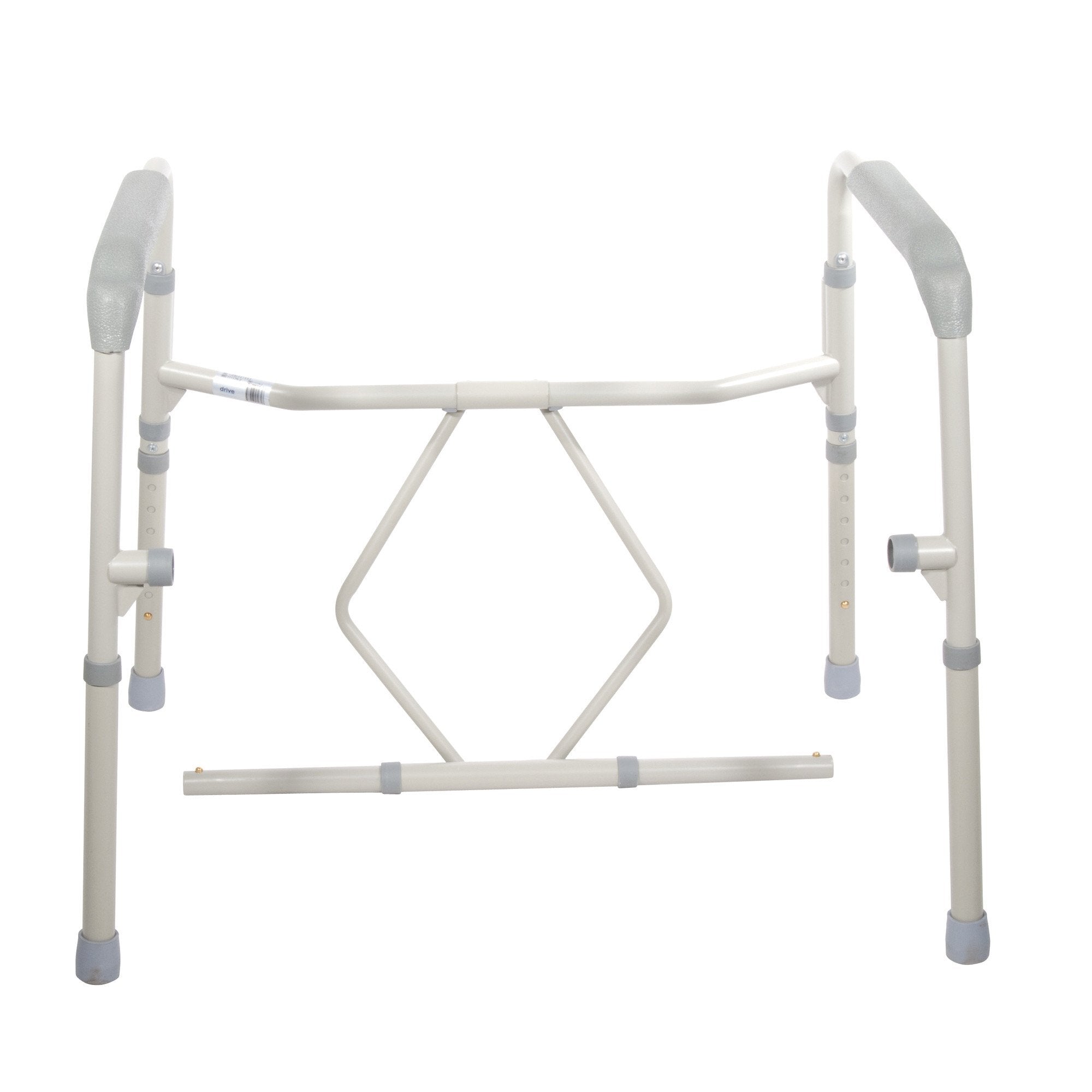 Heavy Duty Bariatric Folding Bedside Commode Seat - 500 lbs Capacity, Adjustable Height, Portable Toilet Chair for Elderly & Disabled - Ideal for Home Care, Hospitals & Travel Use