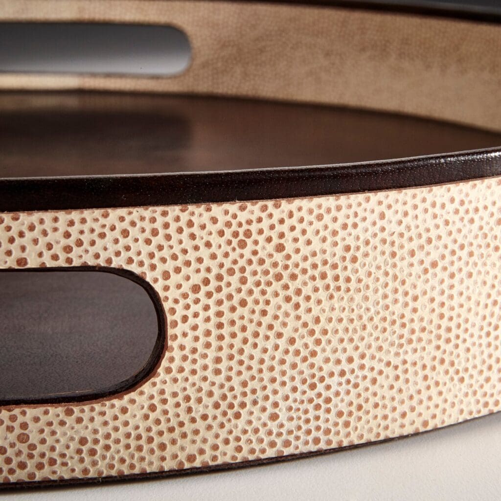 Cyan Design 10183 Marriott Large Beige & Brown Decorative Tray - Perfect for Hotel Room Service, Home Decor, and Gift Giving