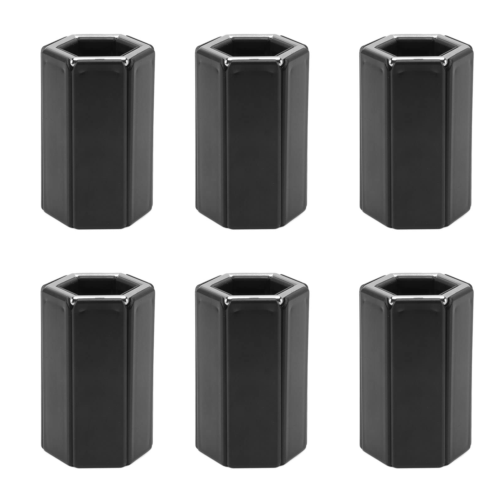 6-Pack Heat Resistant Hot Pot Trivets - Foldable, Washable, Hollow Bottom Insulating Placemats for Kitchen Countertops | Perfect for Dining Tables, BBQ Parties & Hot Dish Protection