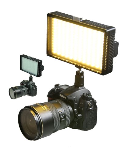 ePhoto Professional LED Light Panel - 312 Bi-Color Dimmable LEDs for DSLR Camera & Video Lighting | Perfect for YouTube, Photography, and Studio Production