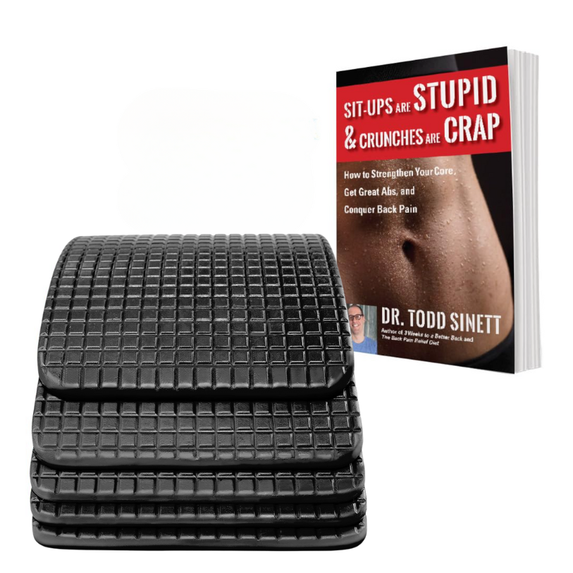 Backbridge & Sit-Ups Are Stupid - Crunches Are Crap Book: Fitness Training Guide for Core Strength & Posture Improvement | Home Gym & Workout Essentials