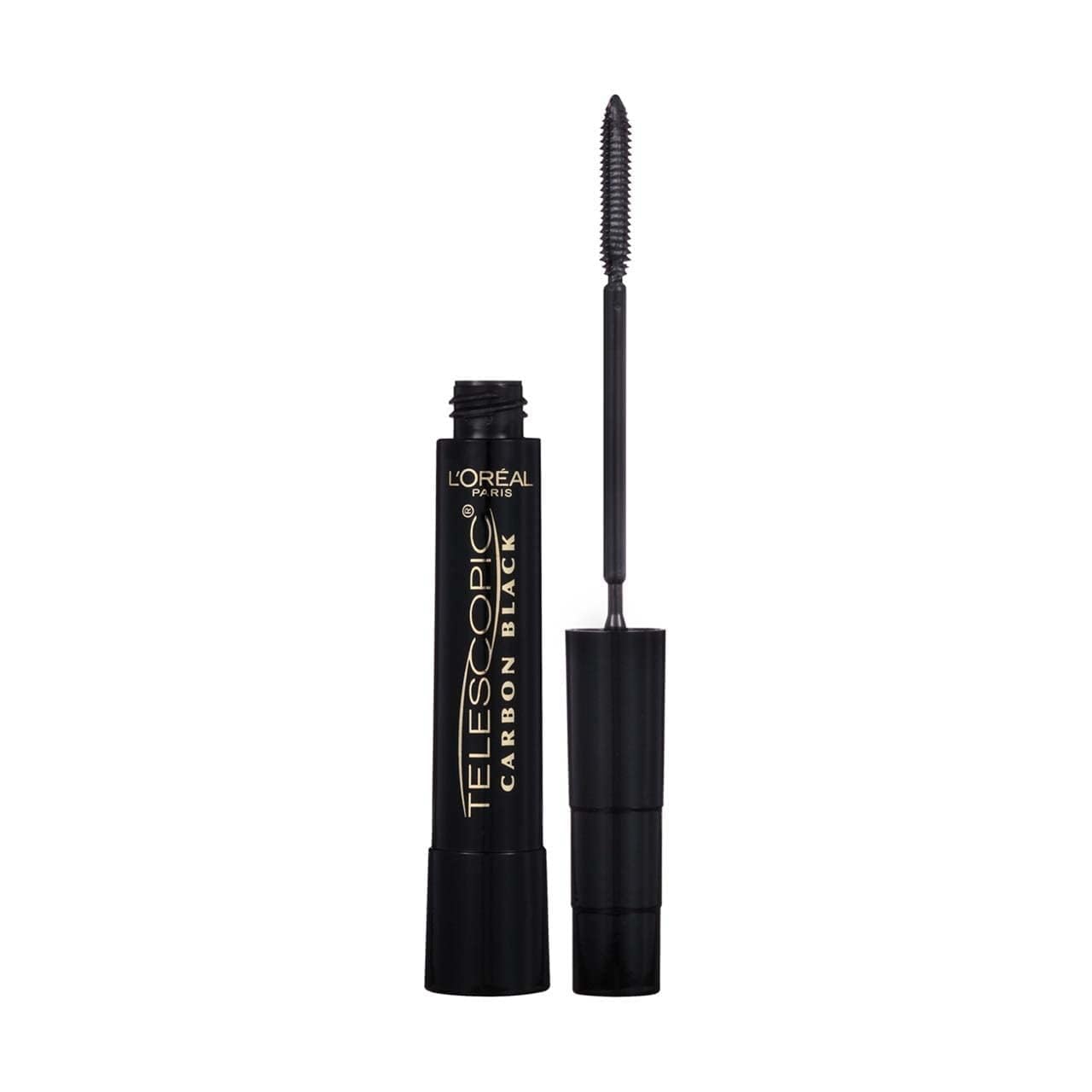 L'Oreal Paris Telescopic Mascara - Carbon Black [935] 0.27 oz (12 Pack) | Lengthening & Volumizing Mascara for Dramatic Lashes | Perfect for Day to Night Makeup & Special Occasions