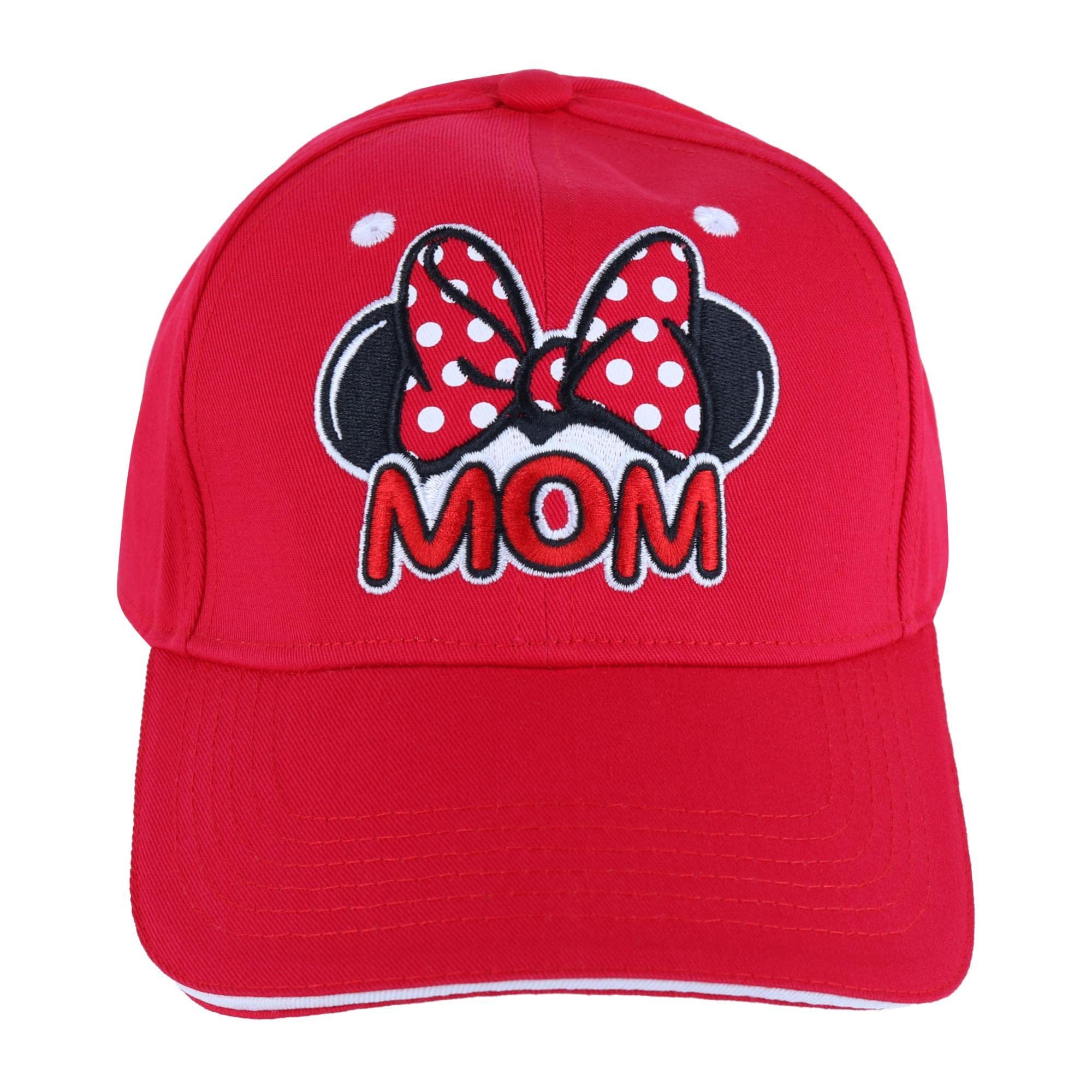 Disney Women's Minnie Mouse Baseball Cap - Cute Mickey Ears Hat for Moms & Disney Fans - Perfect for Theme Parks, Gifts & Everyday Fashion