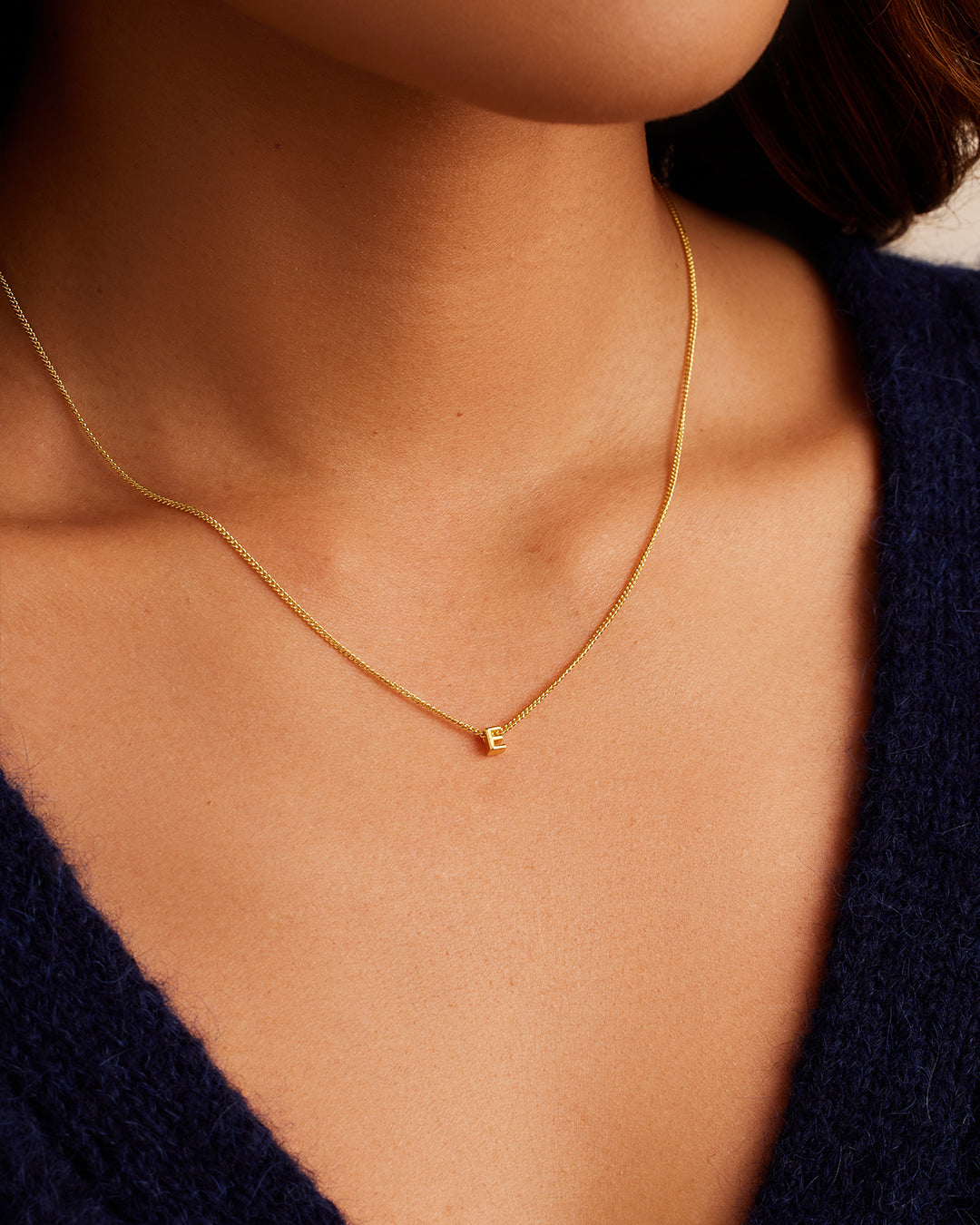 Wilder Mini Alphabet Necklace - Personalized Initial Pendant Jewelry for Women | Perfect Gift for Birthday, Anniversary & Everyday Wear