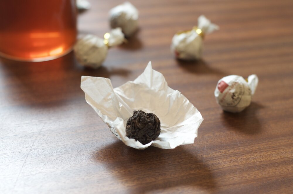 Premium Shu Truffle Pu-erh Tea - Aged Fermented Chinese Dark Tea for Relaxation & Digestion - Perfect for Afternoon Tea, Meditation & Gift Giving