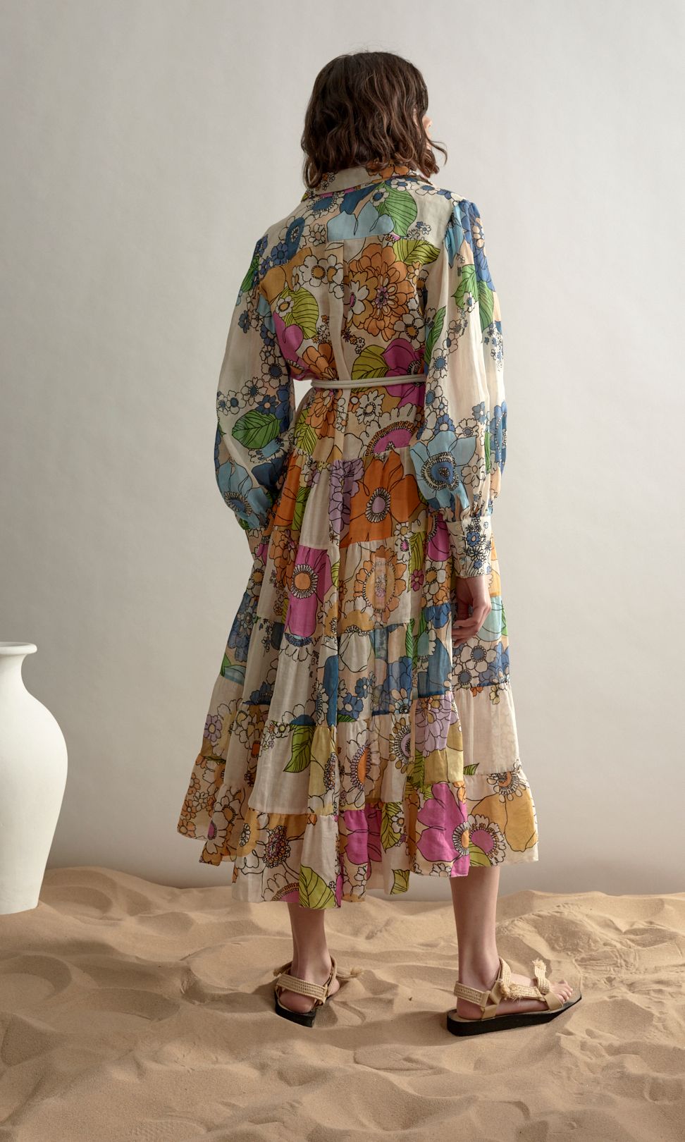 Farrah Tiered Shirt Dress for Women - Stylish Casual & Office Wear - Perfect for Work, Date Night & Spring Outfits
