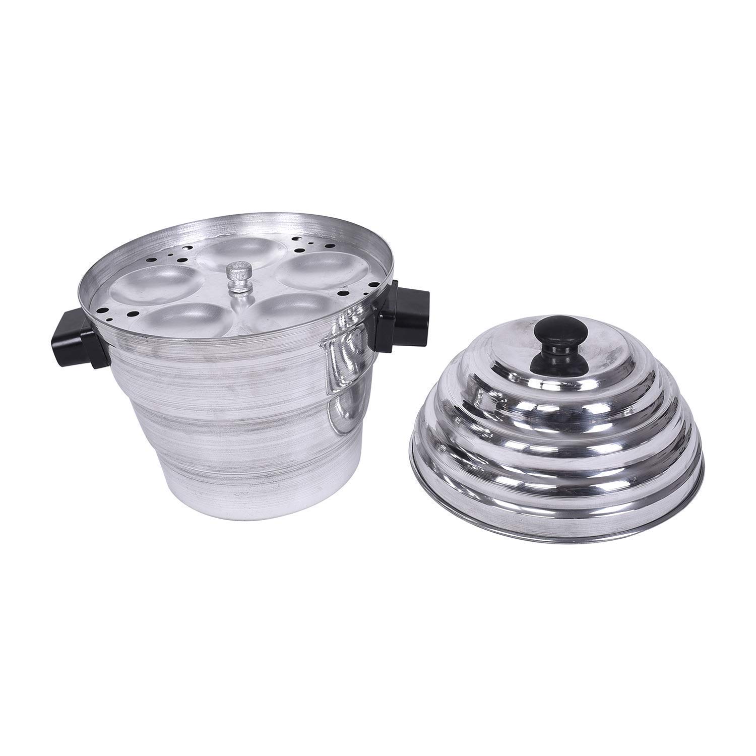 Premium RR Kitchen Idli-Dhokla Maker - 15 Idli Capacity with 4 Idli Plates, 2 Dhokla Plates & 1 Patra Plate - Durable Aluminum Cooker for Indian Breakfast & Snacks - Perfect for Home Cooking, Parties & Traditional Meals