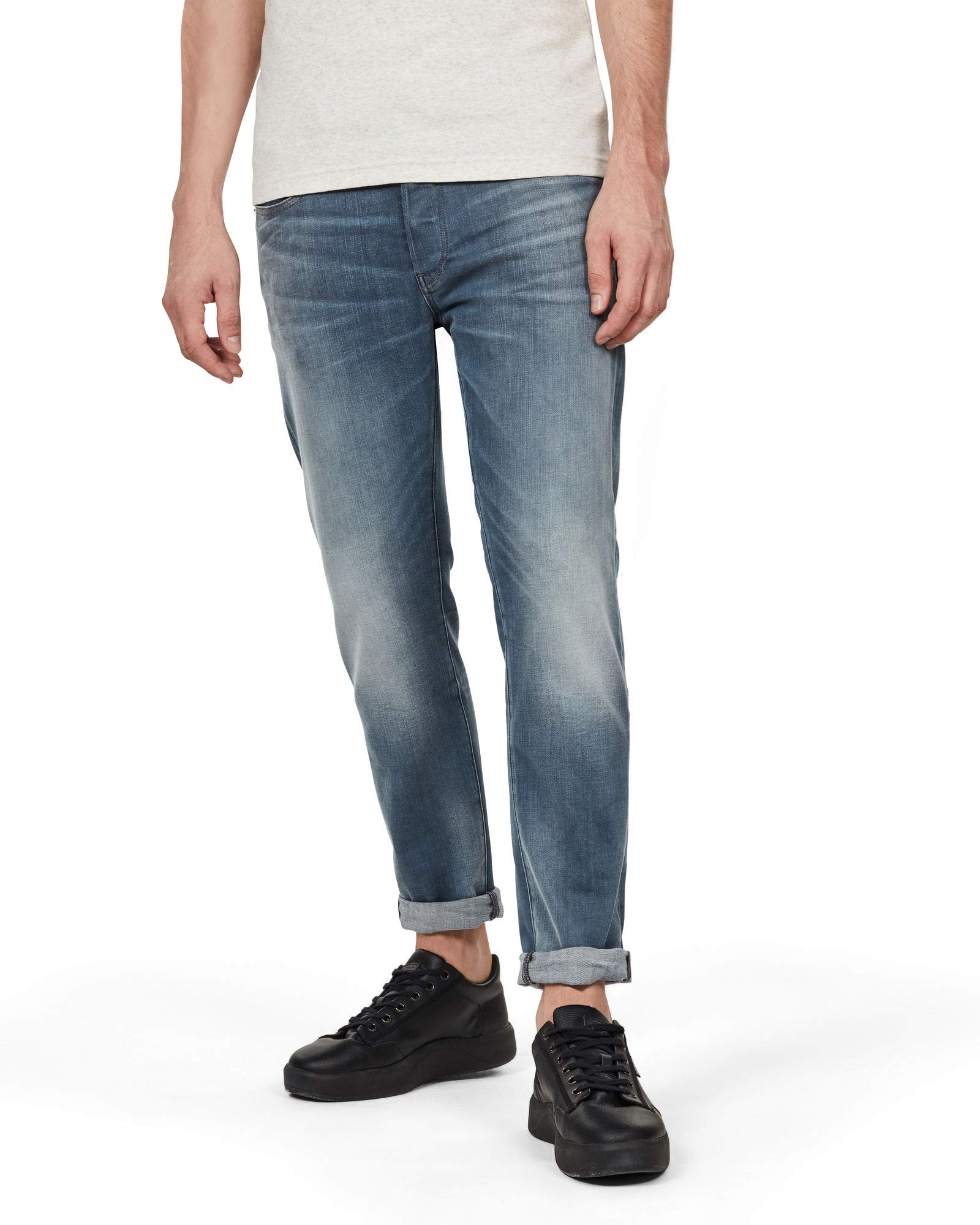G-Star Men's 3301 Slim Fit Jeans - Classic Denim Pants for Casual Wear & Everyday Style | Perfect for Office, Dating & Weekend Outfits